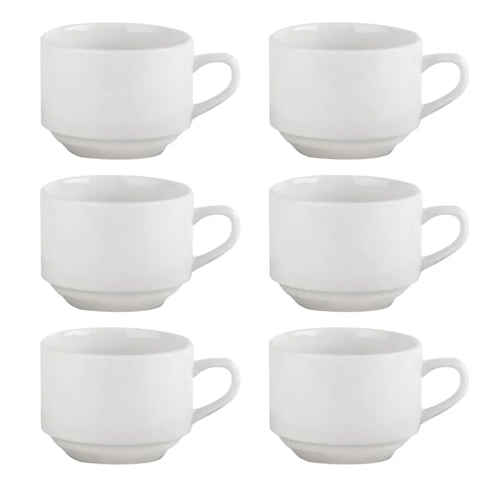 Toughened Stacking Cup 20cl - Pack of 6