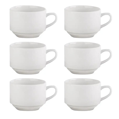 Toughened Stacking Cup 20cl - Pack of 6