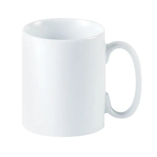 White Toughened Straight Sided Mug 340ml - Pack of 6