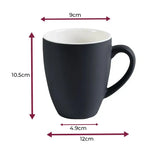 Toughened Black Mug 400ml - Pack of 6