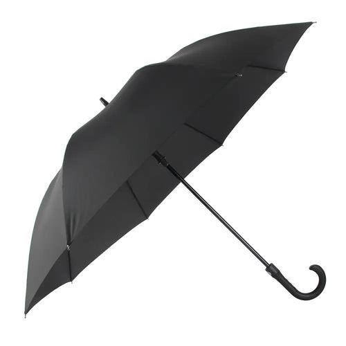 Wind Resistant Umbrella - Black - 118cm