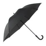 Wind Resistant Umbrella - Black - 118cm