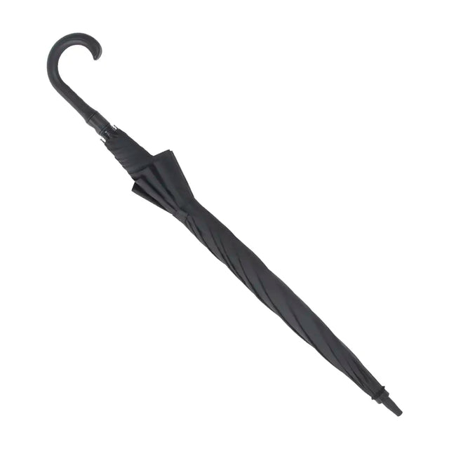 Wind Resistant Umbrella - Black - 118cm