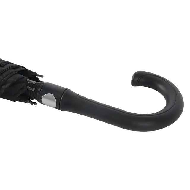 Wind Resistant Umbrella - Black - 118cm