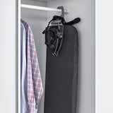 Anti-Theft Ironing Board Rest & Hanger in lifestyle hung up in wardrobe 
