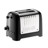  Dualit Lite 2 Slot Toaster black and sliver 