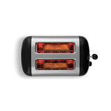  Dualit Lite 2 Slot Toaster black and sliver 