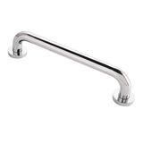 Chrome grab rail on a white background