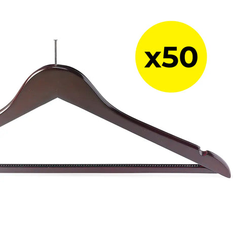 Non-Slip Wooden Security Coat Hanger