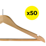 Non-Slip Wooden Security Coat Hanger