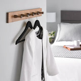 Non-Slip Black Wooden Hook Coat Hanger traditional wooden coat hangers with metal hooks are robust enough to hold heavy clothing items