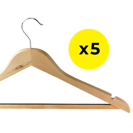 Non-Slip Wooden Hook Coat Hanger