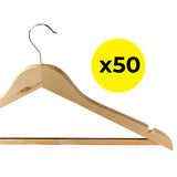 Non-Slip Wooden Hook Coat Hanger