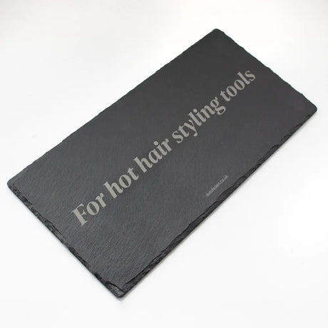  Heat proof mat dark slate, designed for guest bedrooms in order to protect surfaces from hot hair styling tools