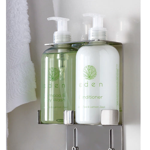 Double Wall Bracket for 300ml Bottles - Stainless Steel