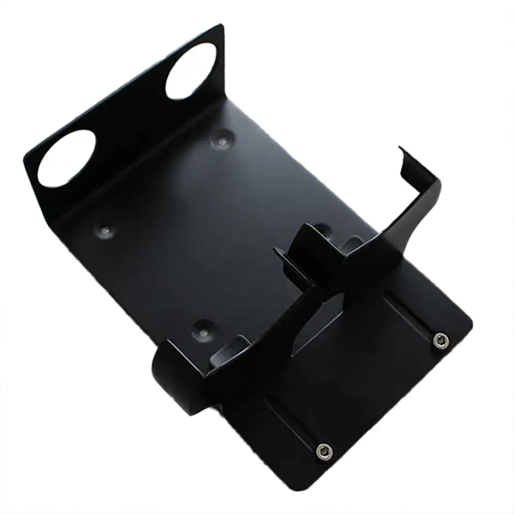  metal Black Double Wall Bracket fits two 300ml pump-top dispensers 