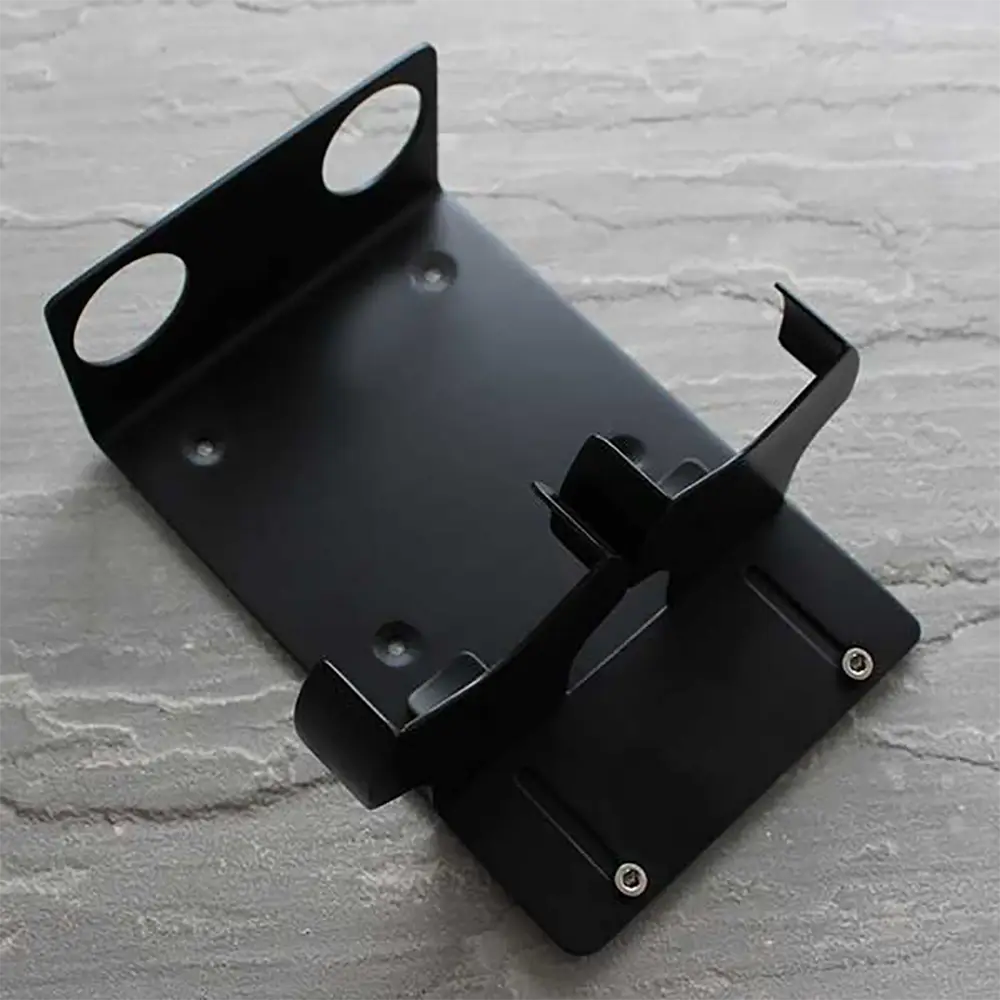  metal Black Double Wall Bracket fits two 300ml pump-top dispensers 