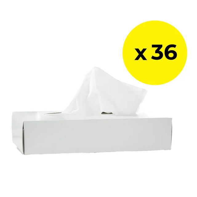 White tissue box