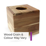 Wooden Cube Tissue Box Cover