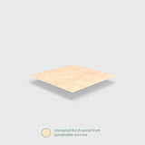 Vegware Wooden Beverage Stirrer composition detail 