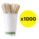 Vegware Wooden Beverage Stirrer - pack of 1000