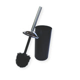 Modern Toilet Brush Set black open 