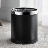 Black Steel Hotel Smart Bin 10L 