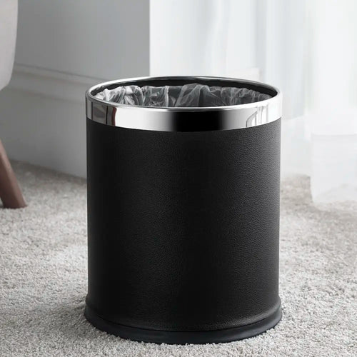 Faux Leather Hotel Smart Bins 10L