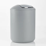 Grey Modern Swing Bin 6.5L on white ground 