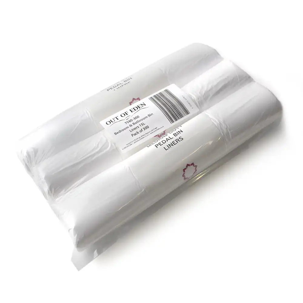 Bedroom & Bathroom Bin Liners 15L