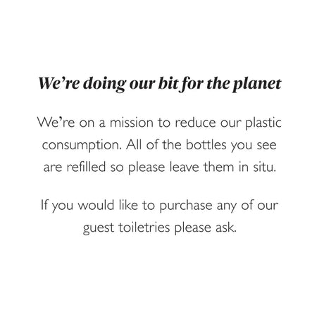 Don't Take The Toiletries Notice - Pack of 3