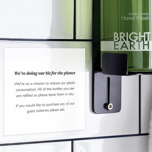 Don't Take The Toiletries Notice - Pack of 3