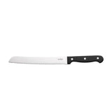 Judge Bread Knife Serrated bread knife with black handle on a white background