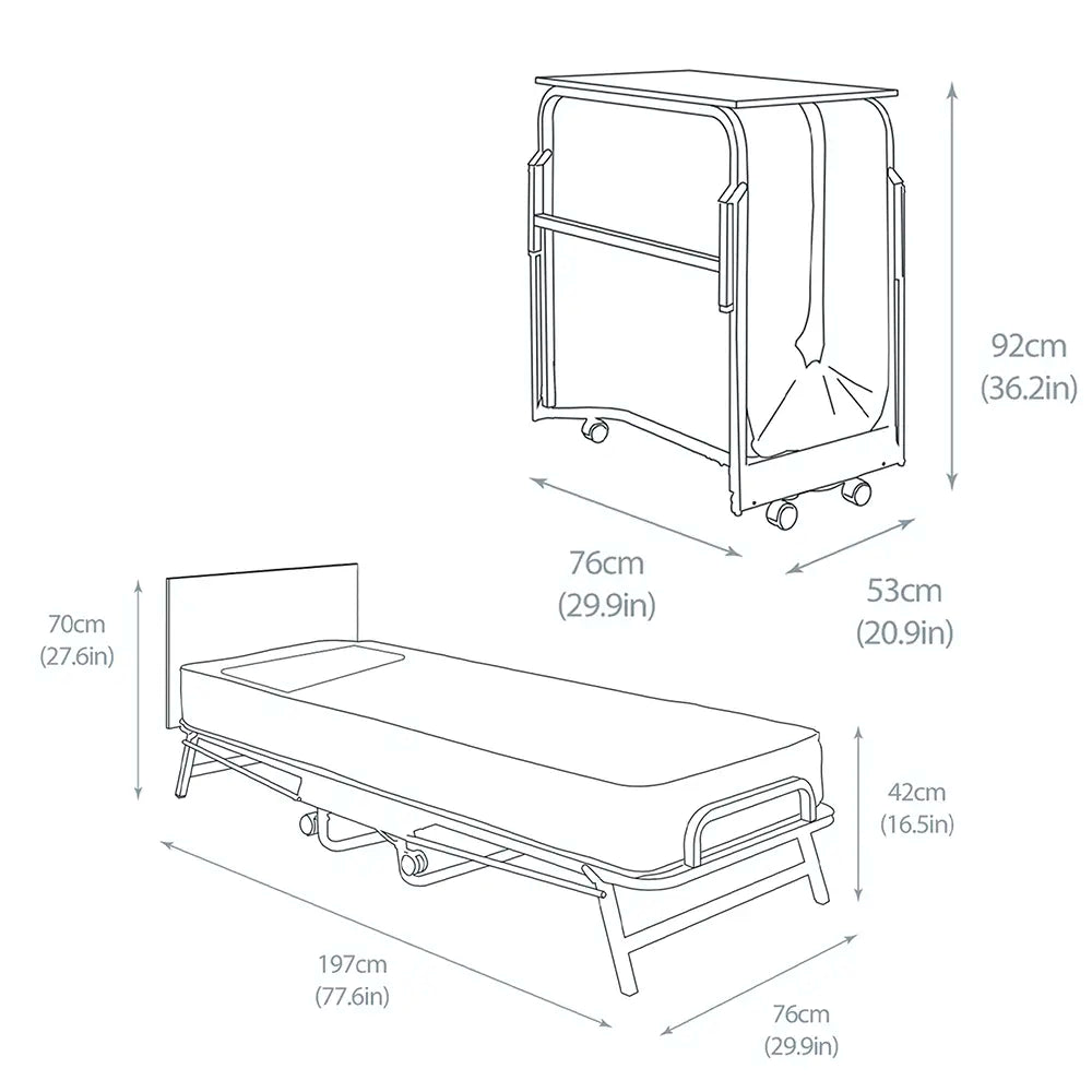 Jay-Be Water Resistant Crown Windermere Folding Bed