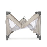 Beige Folding Travel Cot - 