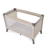Beige Folding Travel Cot