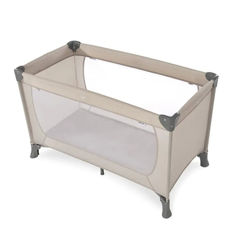Beige Folding Travel Cot