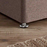 Spare Glide For Hotel Bed Base with a chrome finish