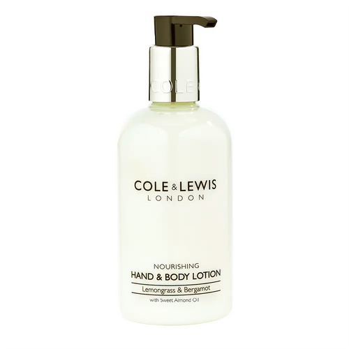 Cole & Lewis Lemongrass & Bergamot Hand & Body Lotion 300ml