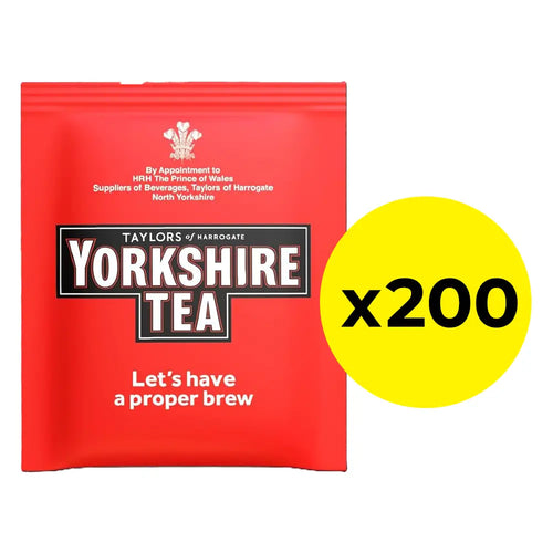Yorkshire Tea Bags (Tag & Envelope) - Pack of 200
