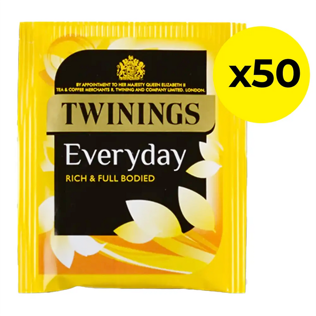 Twinings Everyday Tea Bags (Tag & Envelope) - Pack of 50