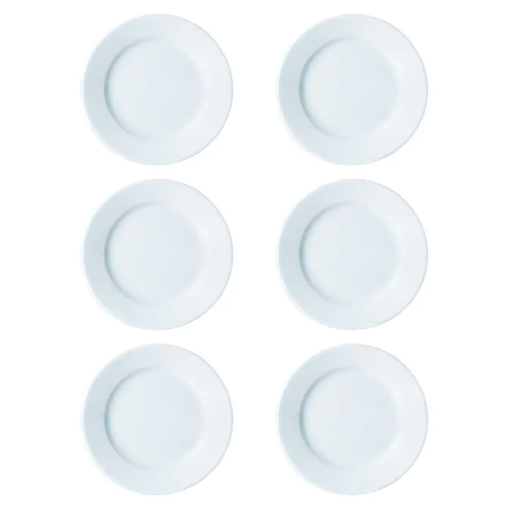 Vitrified Hotelware Wide Rimmed Plate 26cm - Pack of 6