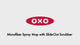 Oxo Microfibre Spray Mop with Slide Out Scrubber