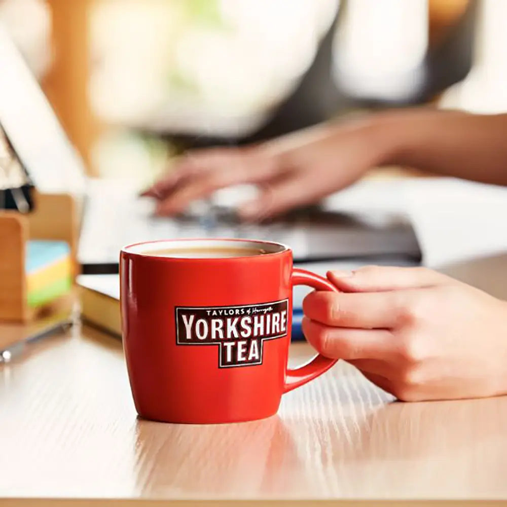 Yorkshire tea in lifestyle setting